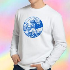 Vintage Great Wave Off Kanagawa Sweatshirt