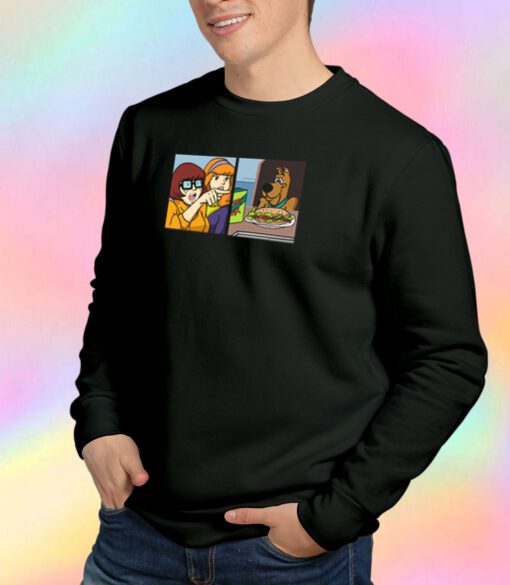 Woman Yelling at a Mystery Dog Sweatshirt