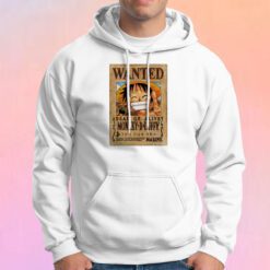 luffy is wanted poster Hoodie