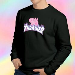 thrasher Peppa Pig cute Sweatshirt