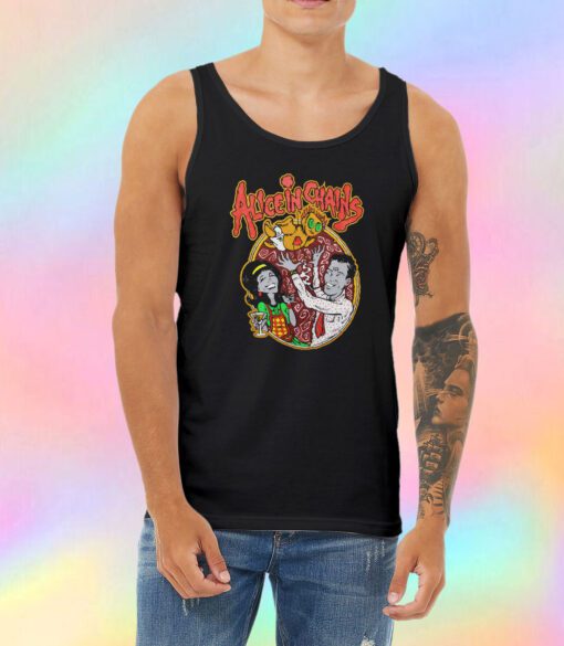 1996 Alice In Chains Funny Graphic Tank Top