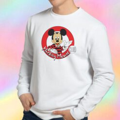 Condition Line Worn Print Mickey Mouse Club Puffy 80s Sweatshirt