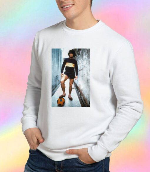 Diego Maradona The Legends Photos Sweatshirt