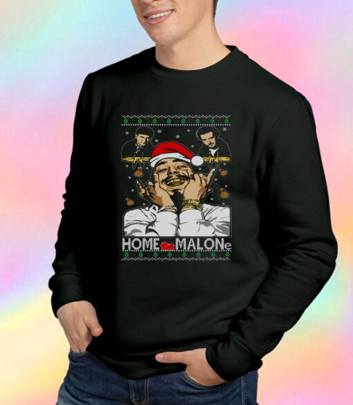 Funny Post Malon Home Alone Parody Christmas Sweatshirt