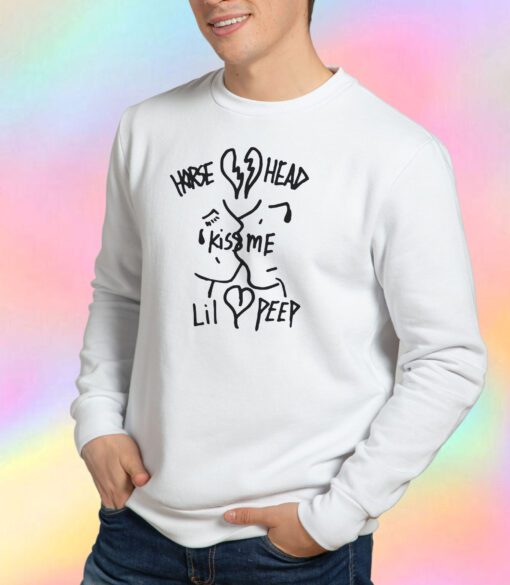 Lil Peep Hellboy Kiss Me Custom Sweatshirt