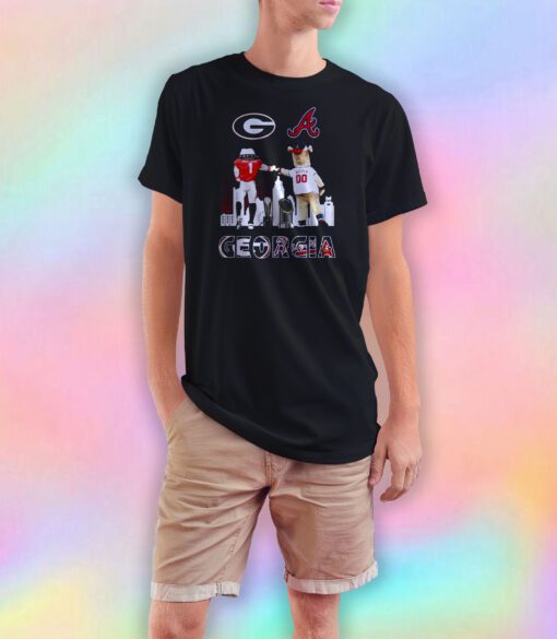 BRAVES AND DOGS ON TOP T Shirt