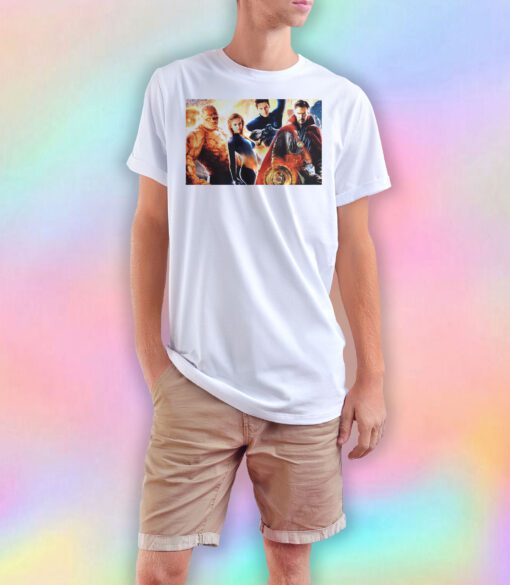 The Fantastic Four and Doctor Strange T Shirt