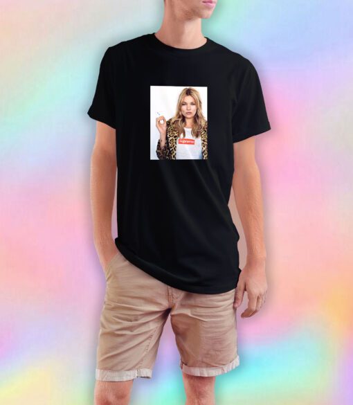 Hailey Kate Moss Supreme T Shirt