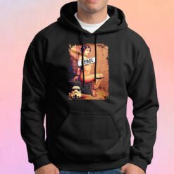 Star Wars inspired Princess Leia in bondage naughty REBEL tee Hoodie