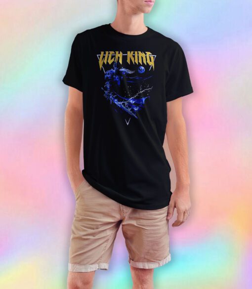 World of Warcraft Lich King Black Metal Acid Wash tee T Shirt