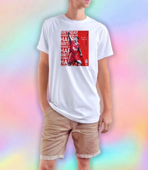 Brithday robbieflower tee T Shirt
