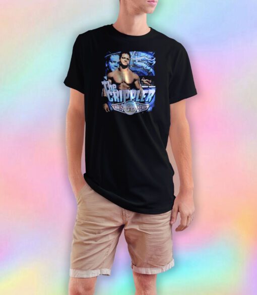 Chris Benoit The Crippler Vintage WWF WCW Wrestling tee T Shirt