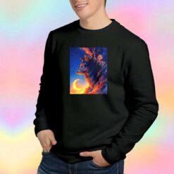 Warrior Wolf tee Sweatshirt