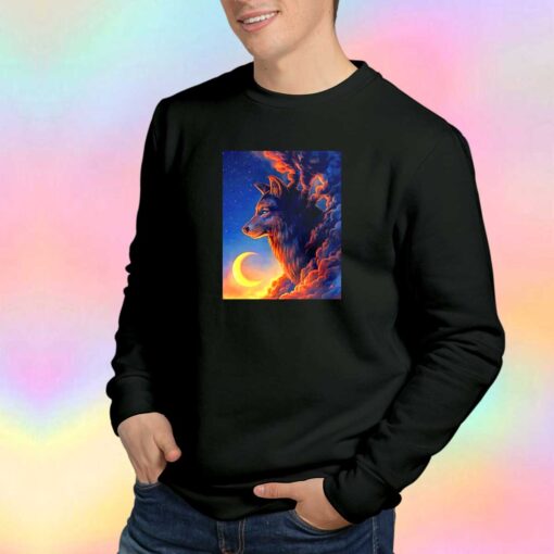 Warrior Wolf tee Sweatshirt