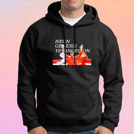 Kanye Neon Genesis Evangelion tee Hoodie