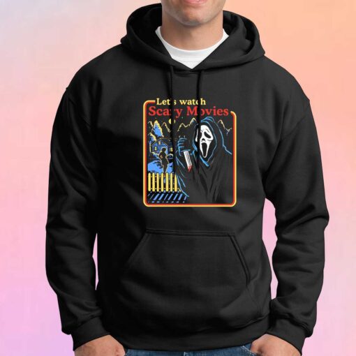 Scream Lets Watch Scary Movies tee Hoodie
