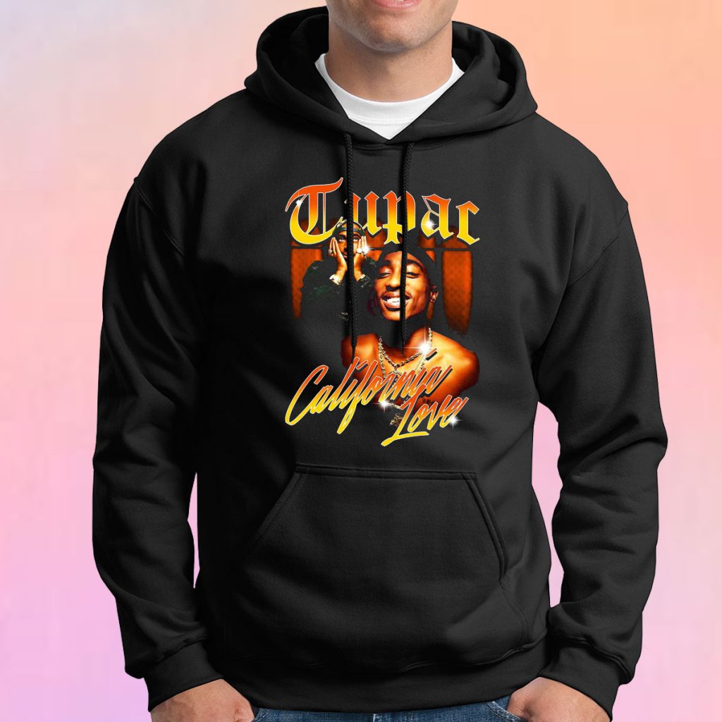 Tupac california love hoodie clearance