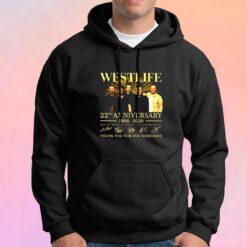Westlife 22nd Anniversary 1998 2020 tee Hoodie
