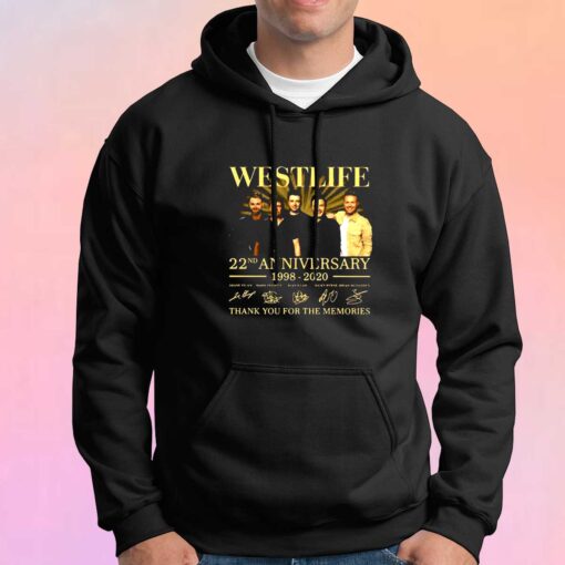 Westlife 22nd Anniversary 1998 2020 tee Hoodie