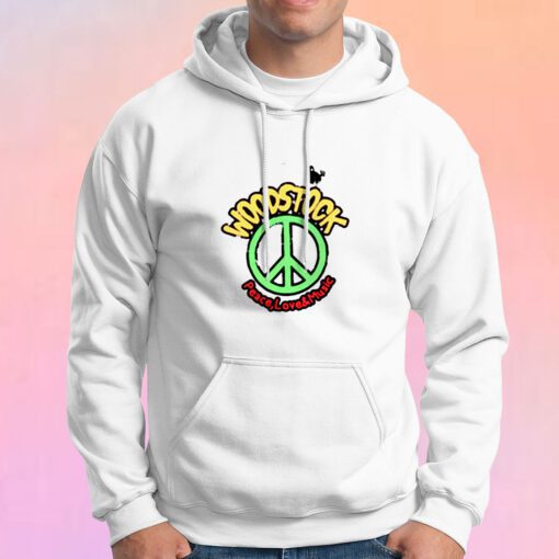 1960s WOODSTOCK Peace love And Music Hoodie