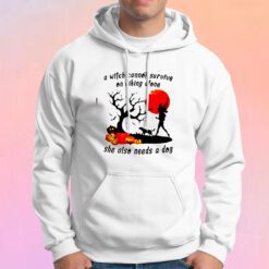 A Witch Cannot Survive On Hiking Alone Hoodie