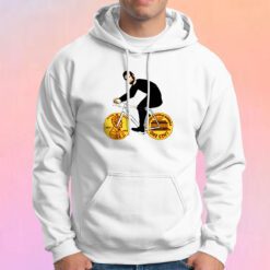 Abraham Lincoln Riding Bike Hoodie