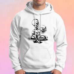 Alien Drinking Beer Hoodie