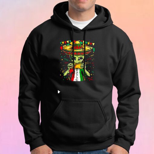 Alien Eating Taco Hoodie