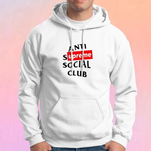 Anti Supreme Social Club Parody Hoodie