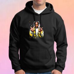 Asap Rocky Middle Finger Poster Hoodie