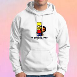 BAPE X The Simpsons Baby Milo Behind Hoodie