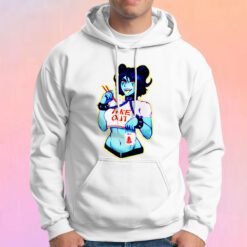 BDSM Hot Sexy Naughty Demon Devil Girl Female Satanism Pinup Pin up Hoodie