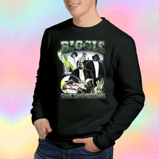 BIGGIE SMALLS Vintage Rap Style tee Sweatshirt