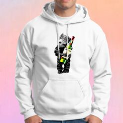Baby Groot Hug Jameson Wine Hoodie