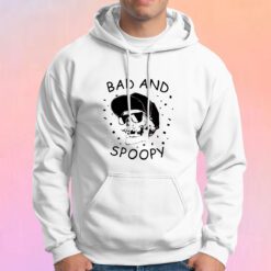Bad and Spoopy Retro Skull Hoodie
