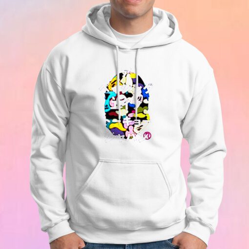 Bape Multi Camo Katakana RLX Hoodie