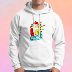 Believe In Christmas Bad Santa Claus Hoodie