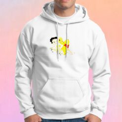 Betty Boop And Winnie Pooh Love Honey Hoodie