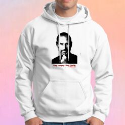 Big Guys Rule Big and Tall Steve Jobs Quote Hoodie