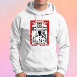Big Guys Rule Buttwiser Funny Big and Tall Bud Hoodie