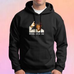 Bill Cosby Drinks Are On Me Funny Hoodie