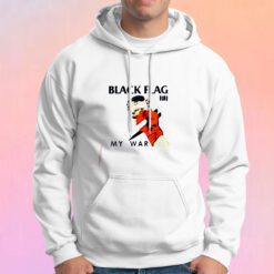 Black Flag My War Vintage Album Hoodie