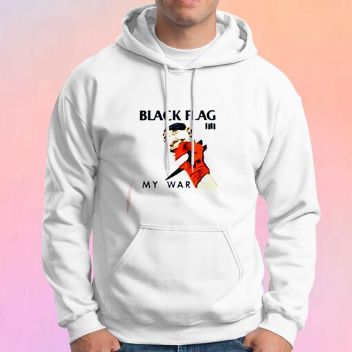 Black Flag My War Vintage Album Hoodie