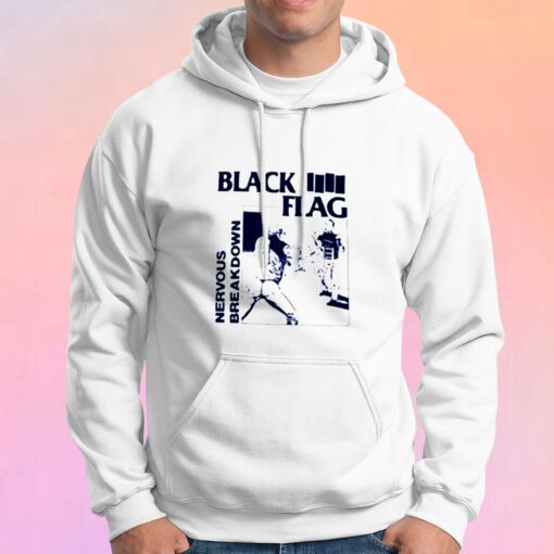 Black Flag Nervous Breakdown Rock Band Hoodie