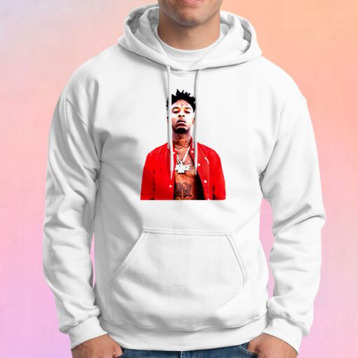 Buy ShipsFast 21 Savage White Hoodie