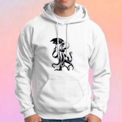 CTHULHU Walking Octopus in the Rain Hoodie