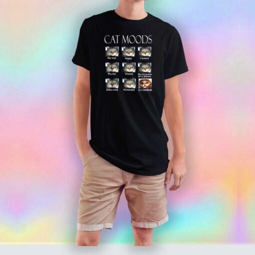Cat Moods tee T Shirt