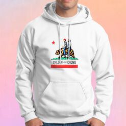 Cheech and Chong California Republic Flag Hoodie