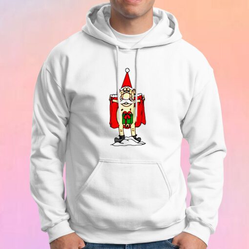 Christmas Flasher Gnome Hoodie
