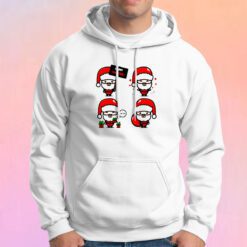 Christmas Many Santa Clauses Hoodie